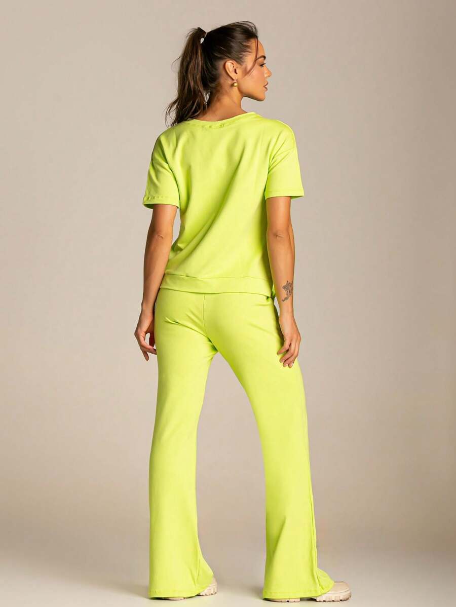 CONJUNTO MOLETINHO PANTALONA COM BLUSA MULLET