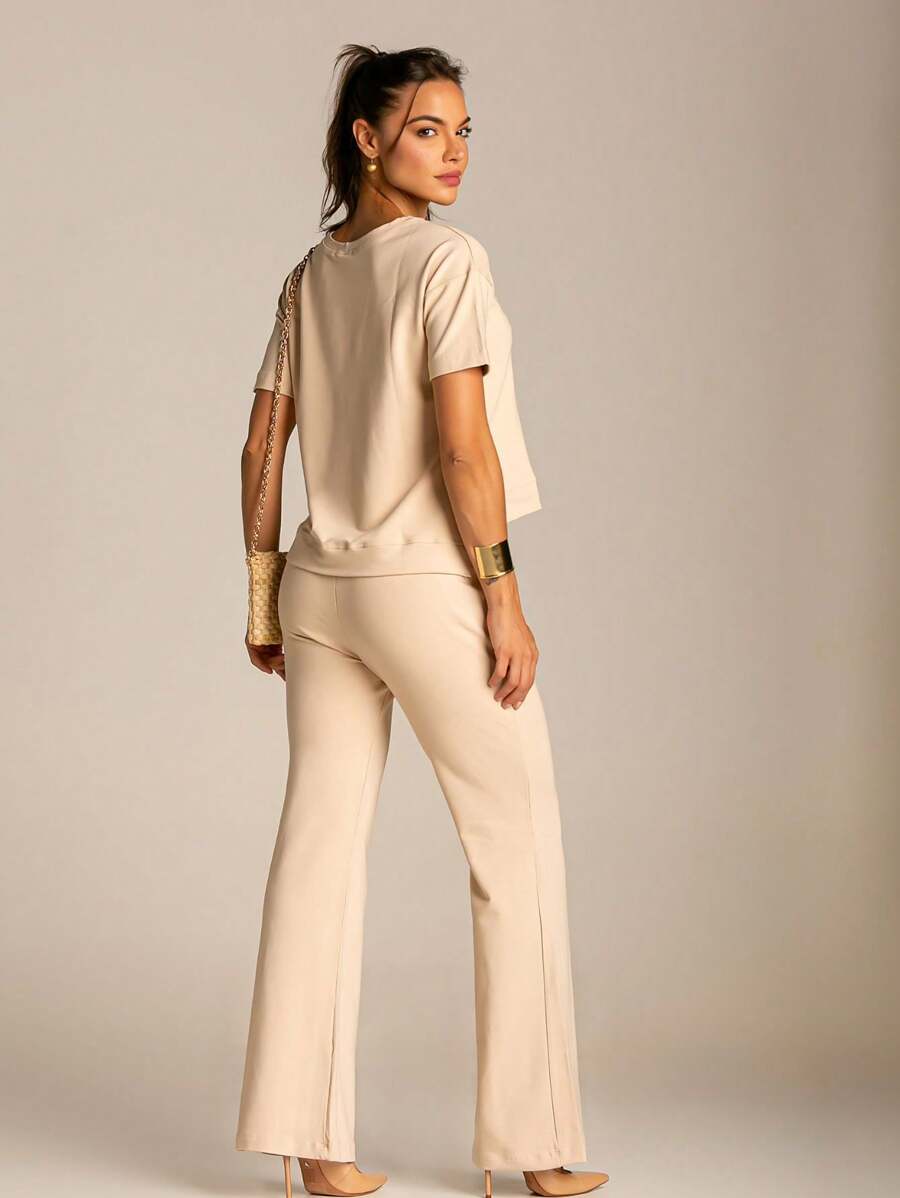 CONJUNTO MOLETINHO PANTALONA COM BLUSA MULLET